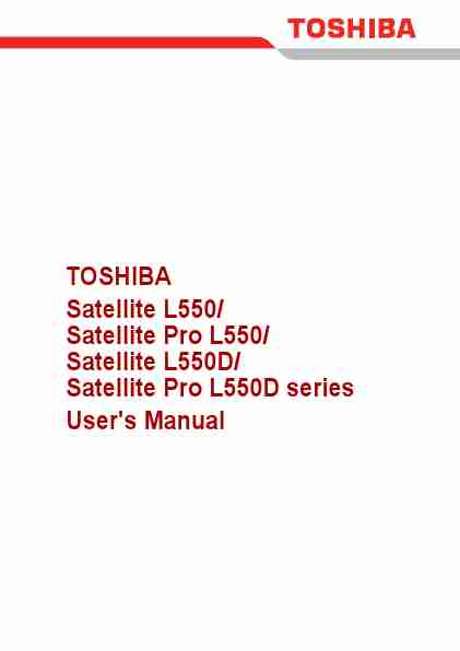 Toshiba Laptop toshiba satellite l550 satellite pro l550 satellite l550d satellite pro l550d series-page_pdf